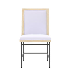 Alpine Furniture Sloane Driftwood Side Chairs Set Of 2 — Upholstered Polyester Comfort, Metal Legs, Fully Assembled 3966-02
