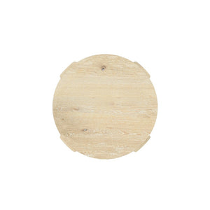 Alpine Furniture Sloane Round Dining Table For 4 — 47" Classic Driftwood Finish, Curved Legs, Cozy Conversation Hub Diftwood 3966-25