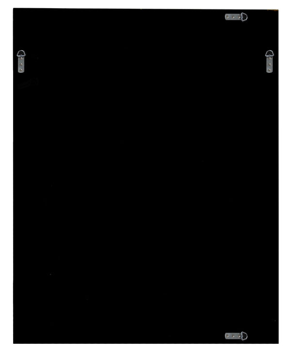 Homeroots Black Rectangle Accent Glass Mirror  Glass 396600