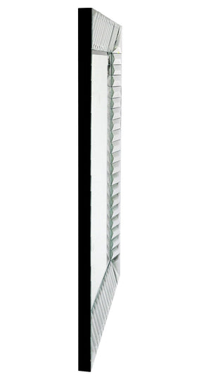 Homeroots 37" Clear Glass Framed Accent Mirror  Glass 396601