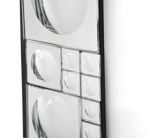 Homeroots 38" Clear Glass Framed Accent Mirror  Glass 396603