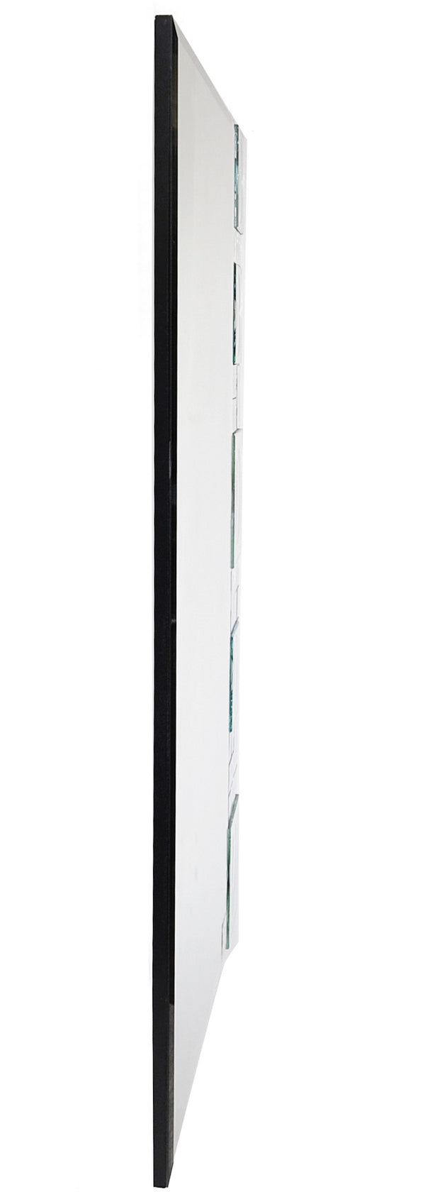 Homeroots 38" Clear Glass Framed Accent Mirror  Glass 396603