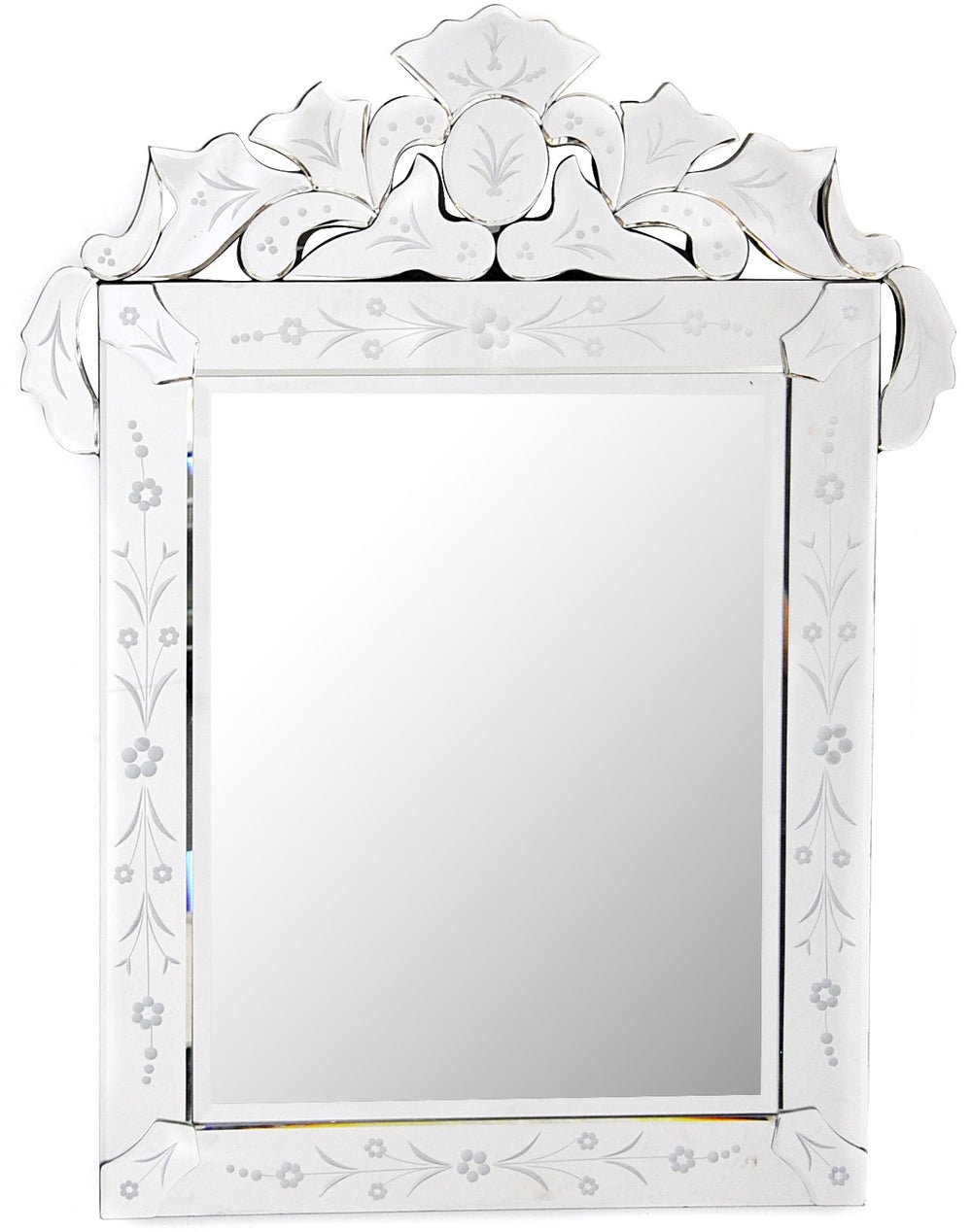 Homeroots Majestically Princess Wall Mirror  Glass 396604
