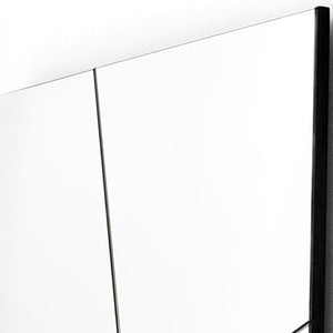 Homeroots 22" Clear Unframed Accent Mirror  Glass 396606