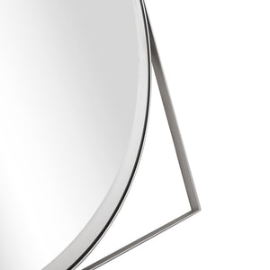 Homeroots Circle In Square Wall Mirror  Glass 396616