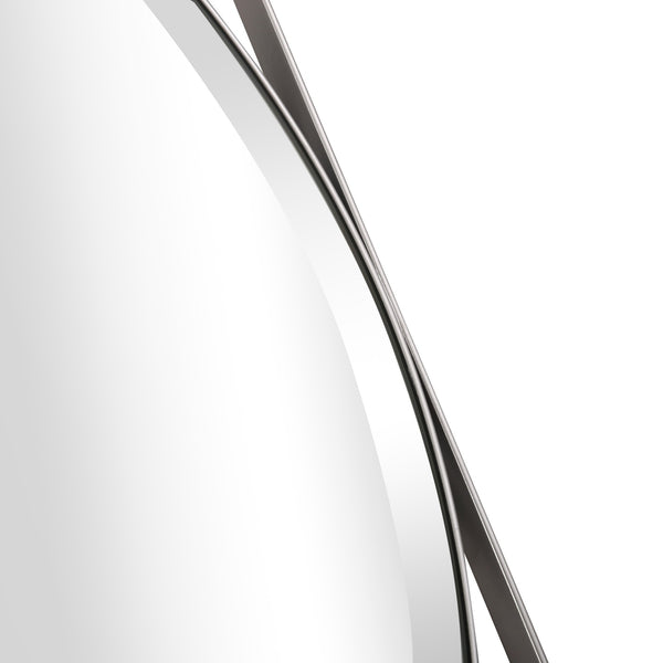 Homeroots Circle In Square Wall Mirror  Glass 396616