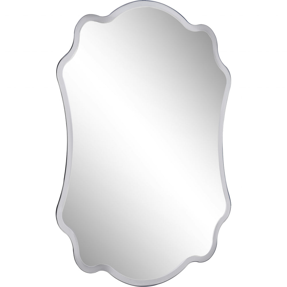 Homeroots Silver Novelty Accent Glass Mirror  Glass 396618