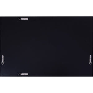 Homeroots 35" Gray Glass Framed Accent Mirror  Glass 396622