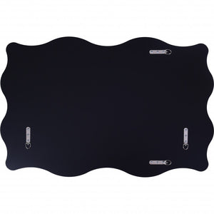 Homeroots 35" Clear Novelty Glass Framed Accent Mirror  Glass 396623