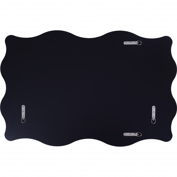 Homeroots 35" Clear Novelty Glass Framed Accent Mirror  Glass 396623