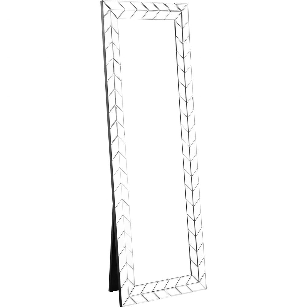 Homeroots Silver Arrow Full Length Standing Mirror  Glass 396633