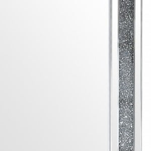 Homeroots Encrusted Crystal Mirror  Glass 396635