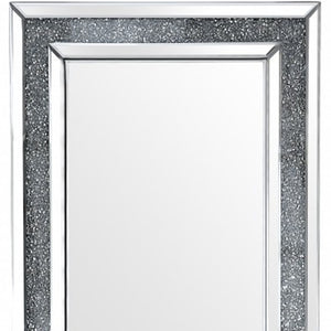 Homeroots Encrusted Crystal Mirror  Glass 396635
