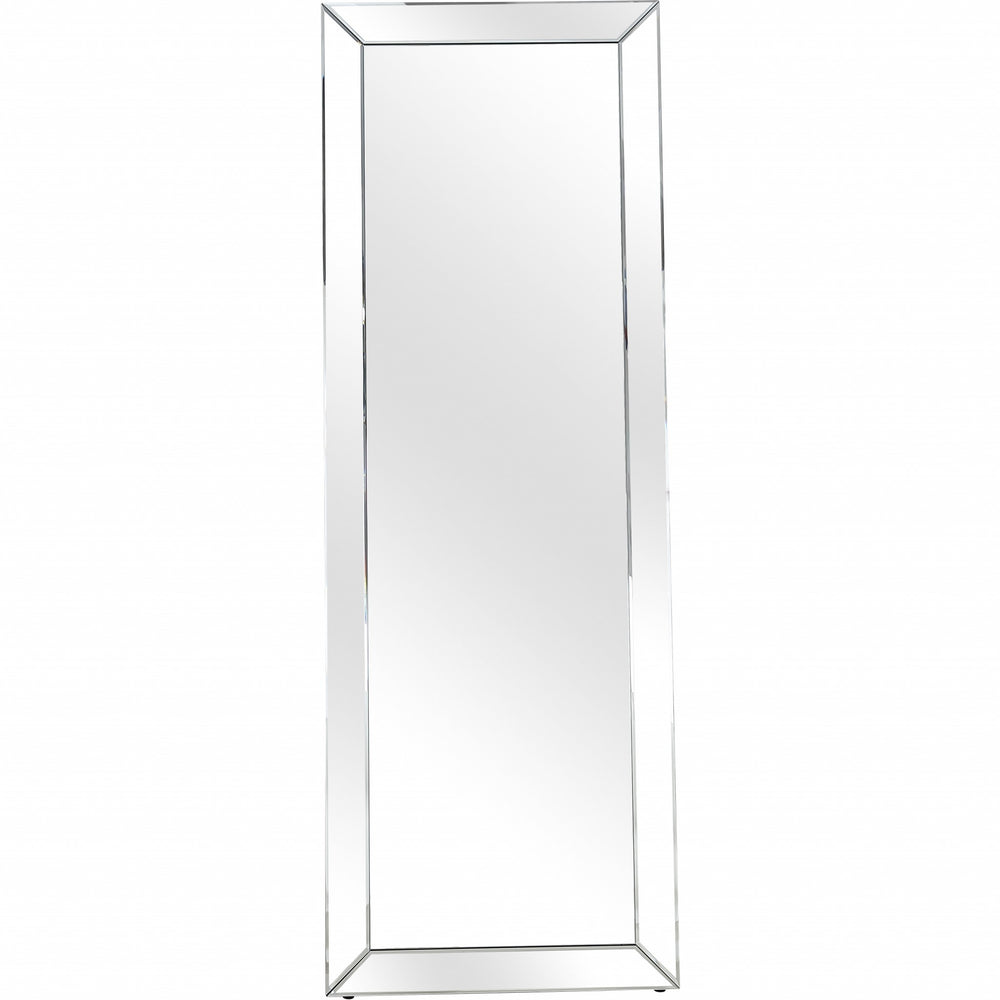 Homeroots Silver Contemporary Full Length Mirror  Glass 396636