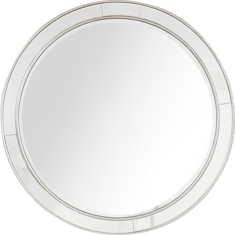 Homeroots 36" Silver Framed Accent Mirror  Glass 396639