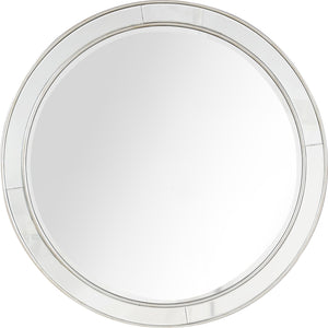 Homeroots 36" Silver Framed Accent Mirror  Glass 396639