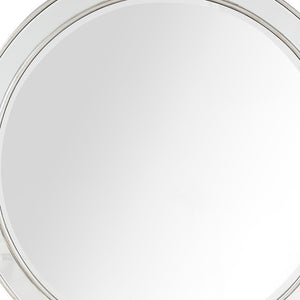 Homeroots 36" Silver Framed Accent Mirror  Glass 396639