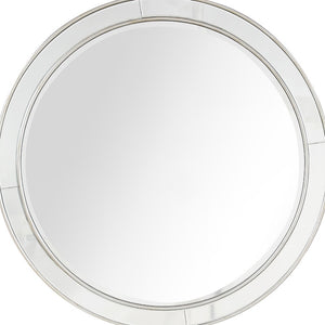 Homeroots 36" Silver Framed Accent Mirror  Glass 396639