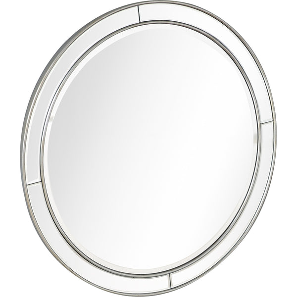 Homeroots 36" Silver Framed Accent Mirror  Glass 396639
