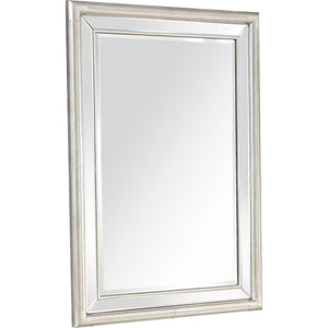 Homeroots 44" Silver Framed Accent Mirror  Glass 396643