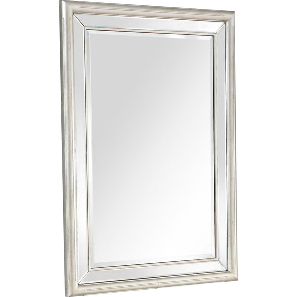 Homeroots 44" Silver Framed Accent Mirror  Glass 396643