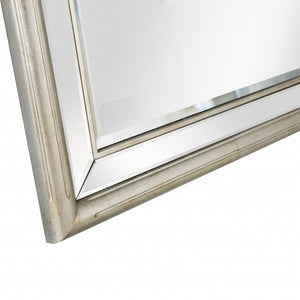 Homeroots 44" Silver Framed Accent Mirror  Glass 396643