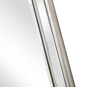 Homeroots 44" Silver Framed Accent Mirror  Glass 396643