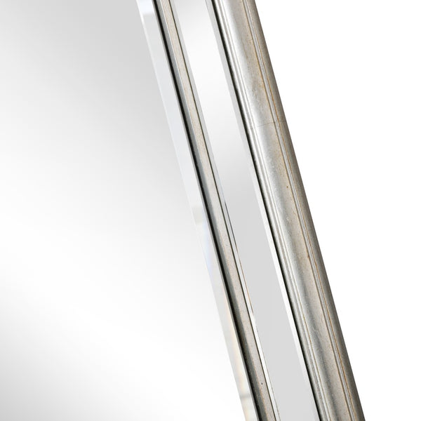 Homeroots 44" Silver Framed Accent Mirror  Glass 396643