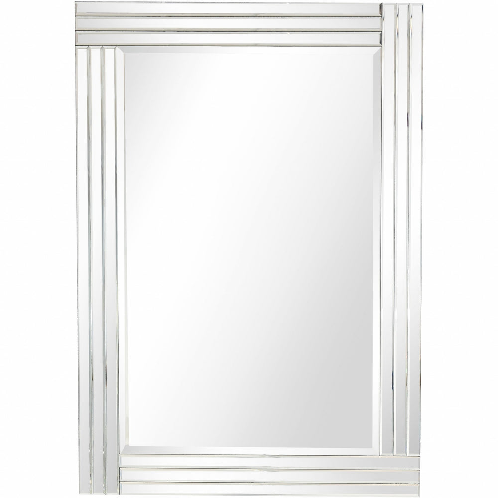Homeroots 42" Clear Framed Accent Mirror  Glass 396648