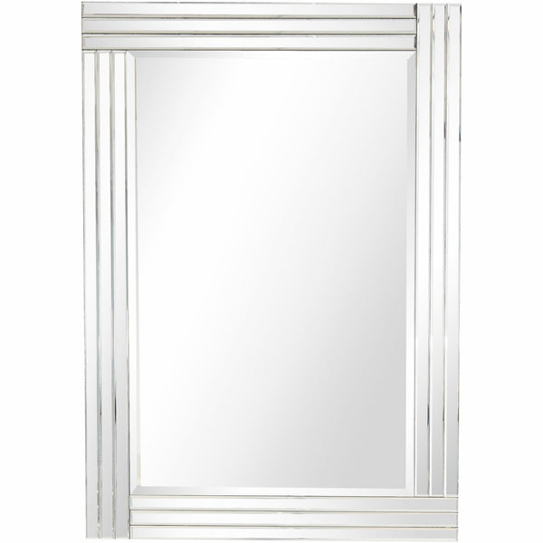 Homeroots 42" Clear Framed Accent Mirror  Glass 396648