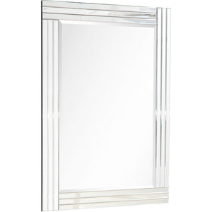 Homeroots 42" Clear Framed Accent Mirror  Glass 396648