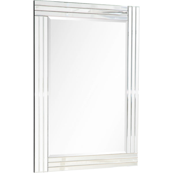 Homeroots 42" Clear Framed Accent Mirror  Glass 396648