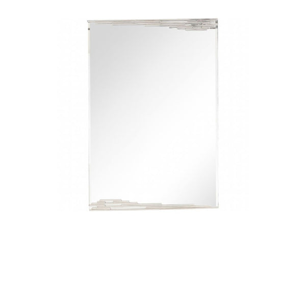 Homeroots 46" Silver Framed Accent Mirror  Glass 396650