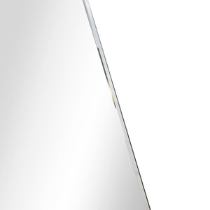 Homeroots 46" Silver Framed Accent Mirror  Glass 396650