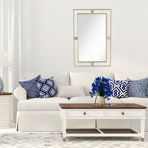 Homeroots Black Chic Mirror  Glass 396651