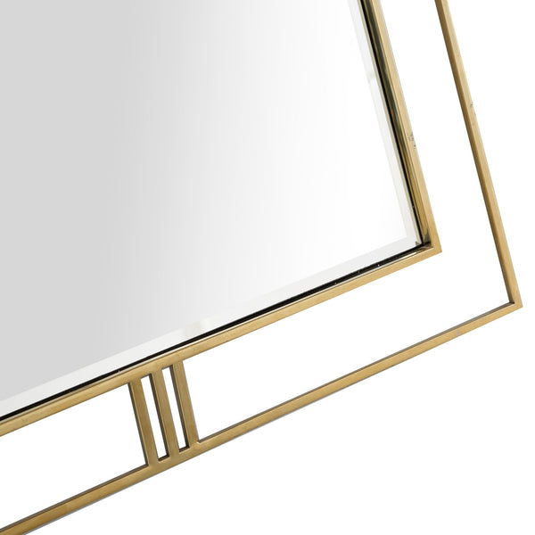 Homeroots Black Chic Mirror  Glass 396651