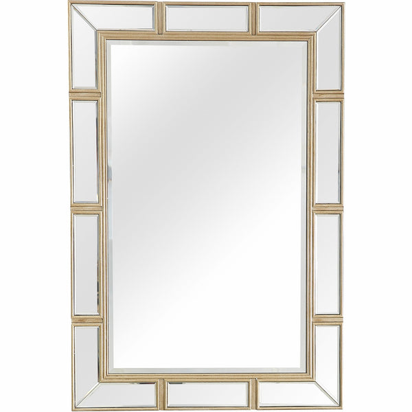 Homeroots 45" Silver Framed Accent Mirror  Glass 396656