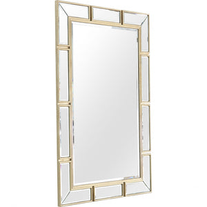 Homeroots 45" Silver Framed Accent Mirror  Glass 396656