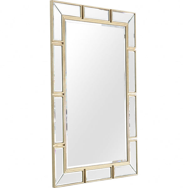 Homeroots 45" Silver Framed Accent Mirror  Glass 396656