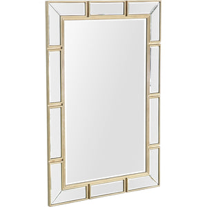 Homeroots 45" Silver Framed Accent Mirror  Glass 396656