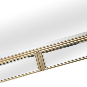 Homeroots 45" Silver Framed Accent Mirror  Glass 396656