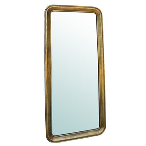 Homeroots 58" Gold Framed Accent Mirror  Brass ,Glass 396691