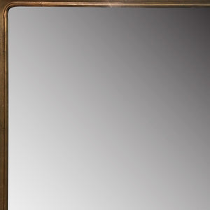 Homeroots 64" Gold Framed Accent Mirror  Brass ,Glass 396692