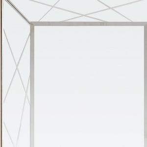 HomeRoots 48" Champagne & Silver Mirrored Console Table with Two Drawers - Modern Glam for Any Space 396817