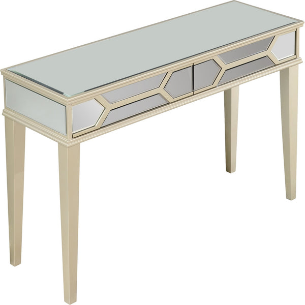 Homeroots Antiqued Silver Console Table   396818