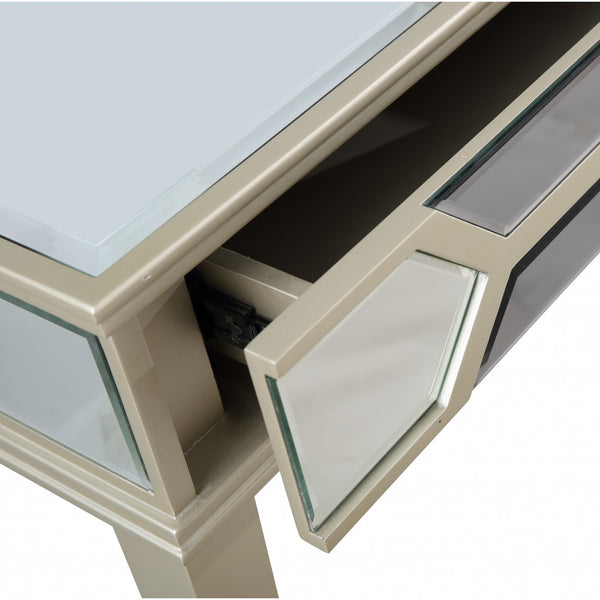 Homeroots Antiqued Silver Console Table   396818