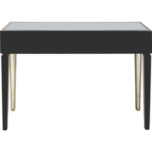 Homeroots Champagne Glass Mirror Console Table   396820