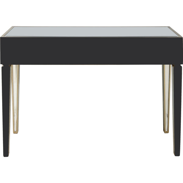 Homeroots Champagne Glass Mirror Console Table   396820