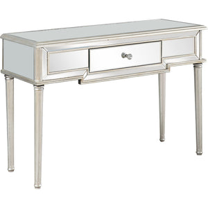 Homeroots Silver Leaf Antiqued Console Table   396822