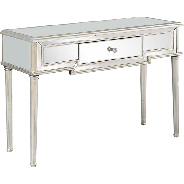 Homeroots Silver Leaf Antiqued Console Table   396822